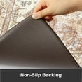 thumbnail image 5 of Anti Fatigue Kitchen Mats for Floor,17.3" x 29" Cushioned Boho Vintage Kitchen Rugs,Non-Slip Waterproof Kitchen Sink Standing Mat Wipe Clean for Kitchen,Laundry Floor,Mutil-Khaki, 5 of 6