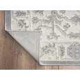 thumbnail image 4 of Royal Velvet Joann Textured Medallion Indoor/Outdoor Area Rug, Cream, 5' x 7', 4 of 5