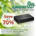 thumbnail image 3 of Conmutador TRENDnet de 8 puertos Gigabit GREENnet TEG-S82G negro, 3 of 6