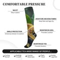 thumbnail image 3 of Lsque Fresh Passion Fruit Still Life Pattern Sport Compression Socks for Men & Women 15-20 mmHg Knee High Nurse Pregnant Running Medical and Travel Athletic, 3 of 6