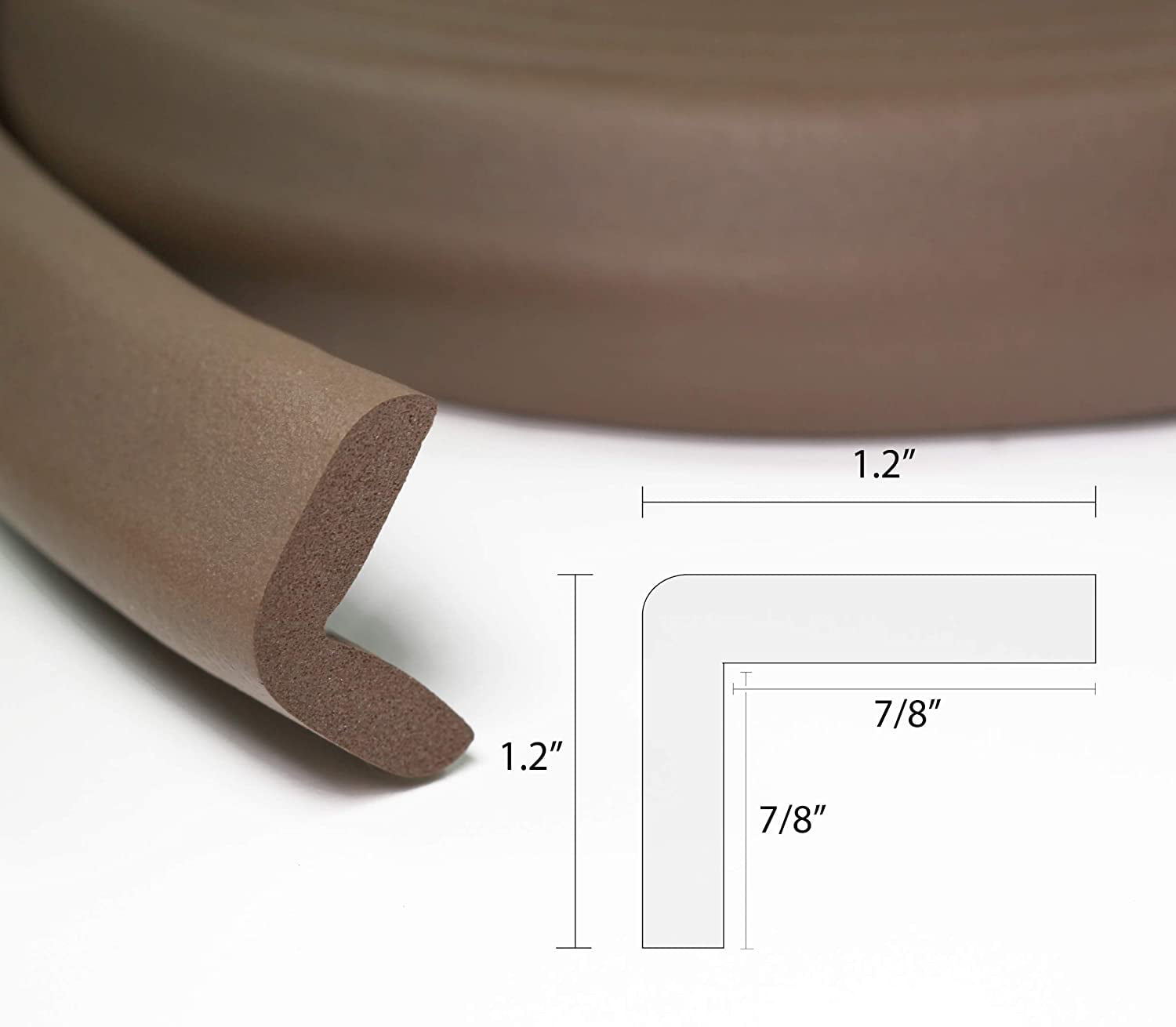 Babyproof Edge + Corner Guards, Foam Table Edge +4 Corners, cover 192"