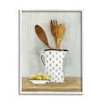 thumbnail image 4 of Stupell Industries Lemons & Utensils Kitchen Painting Food & Beverage Painting White Framed Art Print Wall Art, 4 of 5
