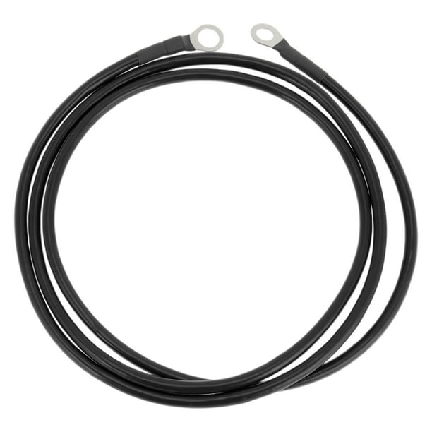 Ofertas Únicas 1 Pc Cable Inversor de Batería Universal de 8 AWG para Coche, Vehículo, Barco, RV, Cable de Batería Solar, Cobre Estañado, Terminal de 3/8", Terminal de 5/16", Negro, 5FT
