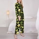 thumbnail image 3 of Fotbe Avocado Toast Conjunto de Pijama de Manga Larga para Mujer con Estampado, Ropa de Dormir de 2 Piezas, Conjunto de Casa Suave y Cómodo con Bolsillos-Small, 3 of 7