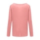 thumbnail image 5 of Top de manga larga de punto liso para mujer - Camiseta básica para combinar con otras prendas, ideal para la oficina o para llevar de forma informal, 5 of 5