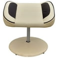 thumbnail image 5 of vidaXL TV Armchair with Footstool Cream Faux Leather, 5 of 6