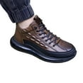 thumbnail image 1 of Men‘s Neutral Running Shoe with Breathable Fish Pattern Soft Shoes for Man Fitness Sports Exercise  44 Brown, 1 of 8