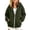 Army Green-04, variant on VIPOIN Full‑Zip Hoodie for Kids, Long Sleeve Hooded Sweatshirt for Boys Girls, Spring Fall Outerwear
