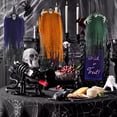 thumbnail image 4 of Halloween Hanging Ghost, 32 x 40 Inch Happiwiz Hanging Halloween Skeleton Ghosts Decorations, Grim Reapers for Best Halloween Outdoor Decorations, Purple, 4 of 12
