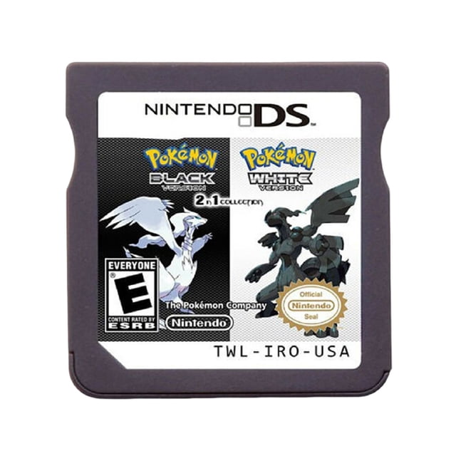 Tarjeta Juego para 3DS/3DS NDSi/NDS (Negro 1 Blanco 1)