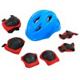 thumbnail image 3 of Soidarity Conjunto de equipo de protección para patinaje, protector de muñeca para rodilla, coderas, patineta para bicicleta, rodillo de patinaje sobre Ciclismo Azul Soidarity OD001572-01, 3 of 6