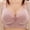 Pink, variant on Wireless Bra for Women, Lace Flower Gathered Design, Full Coverage DD to G Cup, Comfortable Everyday and Sleepwear, in Beige
