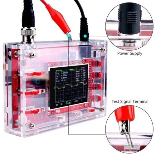 Fully Welded Assembled DSO138 2.4" TFT Digital Oscilloscope (1Msps) + Probe B1