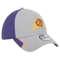thumbnail image 3 of Men's New Era Gray/Purple Phoenix Suns Active Trim 39THIRTY Flex Hat, 3 of 6