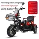 thumbnail image 3 of Triciclo eléctrico para recogida y entrega a domicilio de niños, adultos, personas mayores de tamaño mini, scooter eléctrico asistido por potencia personalizado, 3 of 4