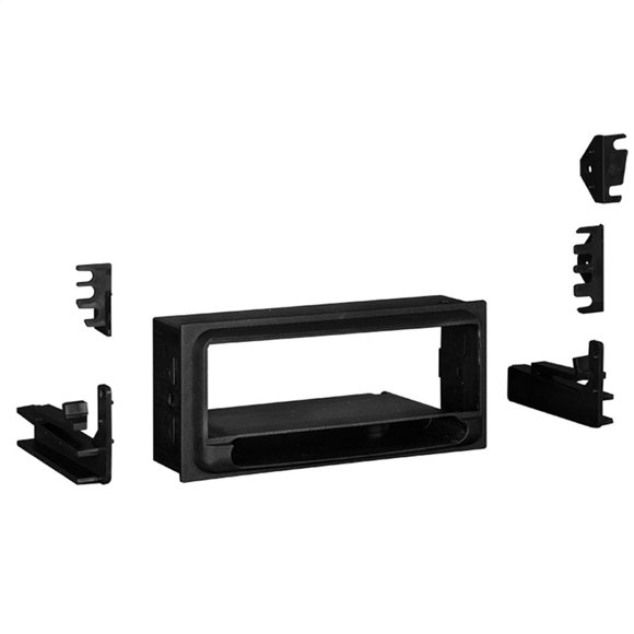 Metra Electronics Radio Mounting Kit 99-4000 TurboKits; Painted; Black; ABS Plastic