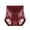 Red, variant on POIUYTR Women's High Waisted Hipster Lace Shapewear Briefs Light Control Brief Tummy Control Underwear Lace Thong Panties