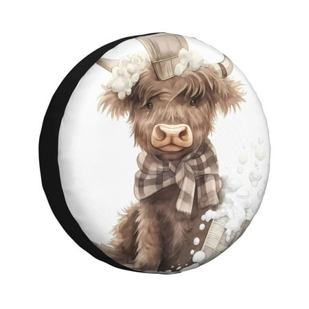 Gaeub C 14-17in Tire Cover Spare Tire Cover for Camper Caravan Trailer Car Truck SUV Jeep-17 inch