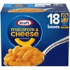 Kraft Original Macaroni & Cheese Dinner, 18 ct Pack, 7.25 oz Boxes