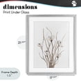 thumbnail image 4 of Stupell Industries Rustic Lodge Curly Floral Branches Gray Framed Print Under Glass, 17 x 21, by Lanie Loreth, 4 of 8