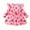 Hot Pink, variant on Toddler Girl Dresses 2024 Fashion New Floral Printed Flying Sleeve Round Neck Party Dress 3Months-3Years Dress for Girl Kids