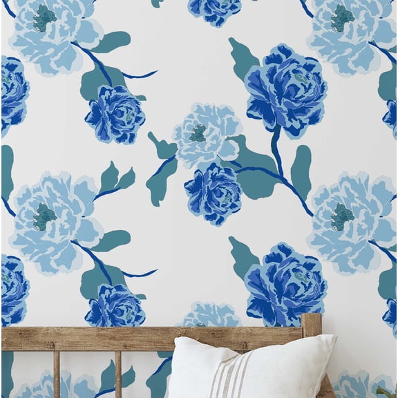 S4Sassy Peel & Stick Vinyl Wallpaper, Petal Pop Wallpaper Contact Paper Waterproof - White, 25"x120" ,Removable Wall Covering for Home Decor in Bedrooms, Renter Spaces, Cabinets