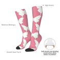 thumbnail image 4 of Honeii Butterfly 2 Print Long Socks,Novelty Design Socks Gift for Men and Women,Crew Socks,Calf Socks, 4 of 6