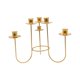 thumbnail image 2 of Candelabro Candelabro Elegante Retro Metal Candelabro Candelabro Candelabro para Mantel Escritorio Fiesta Decoración del Hogar Oro L mayimx Candelero, 2 of 7