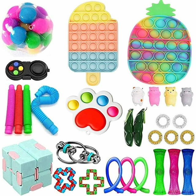 Juguete sensorial Push Bubble Fidget para aliviar el estrés del autismo