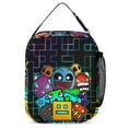 thumbnail image 3 of Geometry Dash Lunch Bag Insulated Lunch Box Meal Cooler Bag Reusable Thermal Lunch Tote Bag For School Work Travel Picnic, 3 of 8