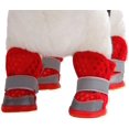 thumbnail image 4 of 2 pares de botas para perros, zapatos para perros, zapatos para perros pequeños, zapatos para perros grandes, rojo, talla 1, 4 of 5