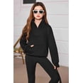 thumbnail image 6 of Arshiner Girls Half Zip Sweatshirt Fleece Quarter Zip Pullover Sweatshirts Fall Clothes for Teen Girls Thumb Hole, 6 of 6