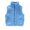 Sky Blue, variant on Bigetiay Kids Winter Vest Stand Collar Sleeveless Jacket for Boys Girls Casual Warm Layered Outfit with Jeans Pants Autumn Fall Daily Wear, Size 7-8 Years
