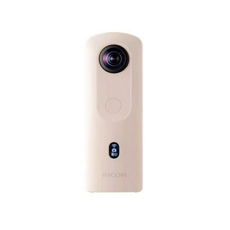Ricoh Theta SC2 BEIGE 360 Camera 4K Video with Image Stabilization High Image Quality High-Speed Data Transfer Beautiful Portrait Shooting with Face Detection Thin & Lightweight For iPhone  Android
