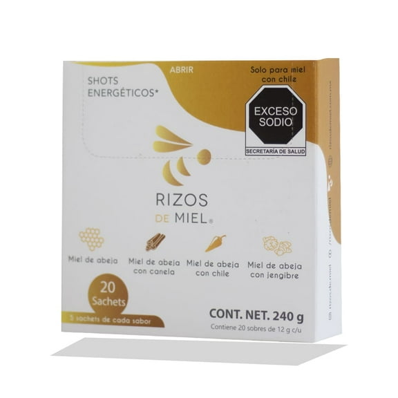 Sachets de miel natural Rizos de miel