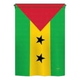 thumbnail image 2 of Breeze Decor 08314 Sao Tome & Principe 2-Sided Vertical Impression House Flag - 28 x 40 in., 2 of 2