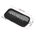 thumbnail image 2 of Uxcell 8.7"x4.3"x0.8" Travel Mesh Toiletry Bag Makeup Cosmetic Bag Zipper Pouch Black, 2 of 4