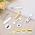 thumbnail image 5 of 30mm Steel Disc, 6pcs Stainless Steel Stamping Blanks Tags for Laser Engraving Stamping Jewelry Making,Rose Gold, 5 of 6