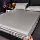thumbnail image 3 of ddioayh Fitted Sheet Ice Silk Fabric Cooling Summer Bed Sheet 200x180cm Breathable and Washable for Hot Weather Comfort and Relaxation, 3 of 6
