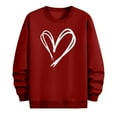 thumbnail image 6 of Timegard Mens Sweatshirts Valentines Day Print Long Sleeve Pullover Casual Basic Comfy Lightweight Tops, 6 of 6