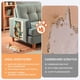 thumbnail image 4 of Tapete rascador de sisal para gatos, de 22 x 13 pulgadas, para piso de pared, muebles de sofá, tablero de postes rascadores para gatos con cinta de velcro, protector de muebles antiarañazos, 4 of 6