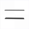 thumbnail image 7 of Floating Shelves Set of 2, Modern Wall Mounted Space Saver | Matte Gray | Engineered Wood, 7 of 7
