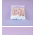 thumbnail image 6 of Wooden Cotton Swabs, Ear Cleaning Swabs, 100 Pcs Soft Double-Ended Swabs for Makeup, Pet Care, Daily Cleaning, Arts and Crafts, Eco-Friendly Sturdy Wooden Stick, 6 of 9