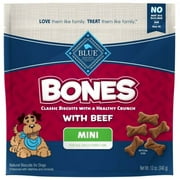 Blue Buffalo Classic Bone Biscuits with Beef Mini 12 oz