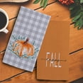 thumbnail image 2 of Fall Kitchen Towels Set of 2 Fall Decor Happy Fall Eucalyptus Leaves Pumpkin Dish Towel Tea Towels for Kitchen 16x26 Inch Thanksgiving Decorations, 2 of 6