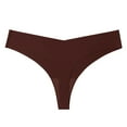 thumbnail image 1 of Tanga sin costuras de seda helada de cintura baja para mujer - Poliéster, transpirable, S-XXL, 1 of 3