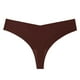 thumbnail image 1 of Tanga sin costuras de seda helada de cintura baja para mujer - Poliéster, transpirable, S-XXL, 1 of 3