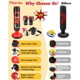 thumbnail image 2 of Saco de boxeo Fitense Kids inflable de 160 cm con bomba y guantes, 2 of 8