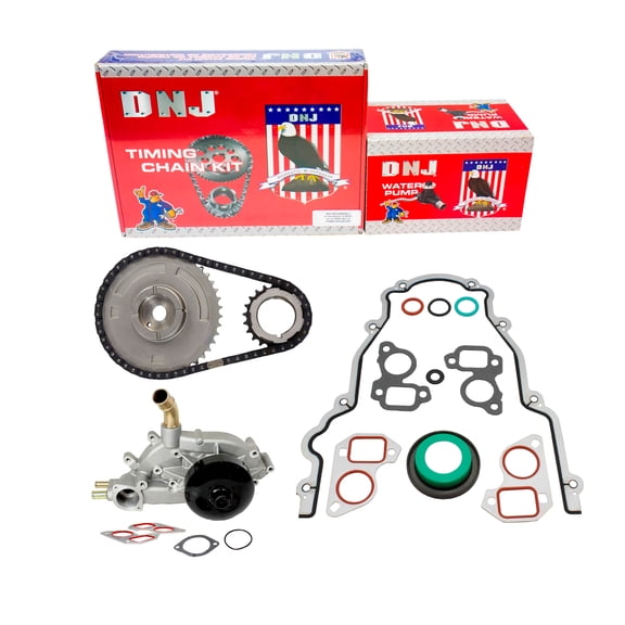 DNJ TK3170WP Timing Chain Kit with Water Pump Fits Cars & Trucks 04-07 Chevrolet 4.8L V8 OHV