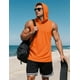 thumbnail image 3 of Sudadera sin mangas MAGCOMSEN Protección solar para Hombre Naranja, 3 of 6